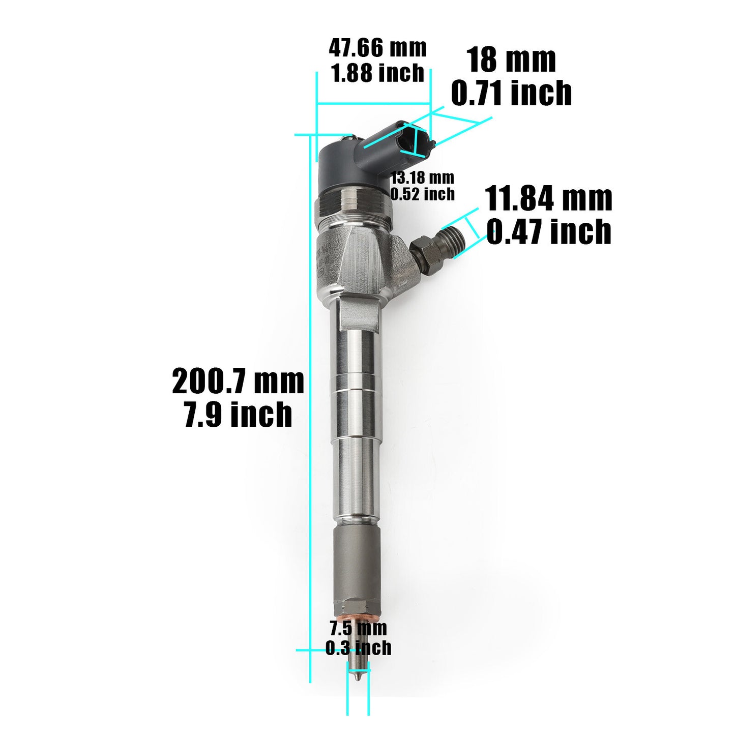 One fuel injector (0445110682) replacement part for ALFA for JEEP COMPASS RENEGADE 2.0L 15- v