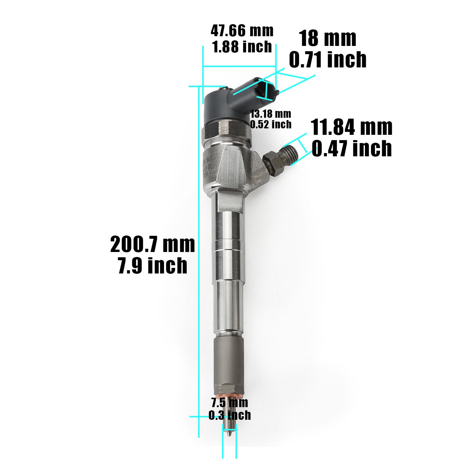 One fuel injector (0445110682) replacement part for ALFA for JEEP COMPASS RENEGADE 2.0L 15- v