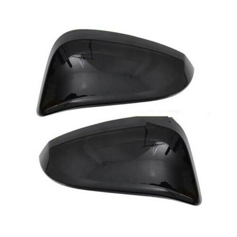 ABS Black 2PCS Side Rearview Mirror Cap Cover For Venza 2021-2023Trim B n