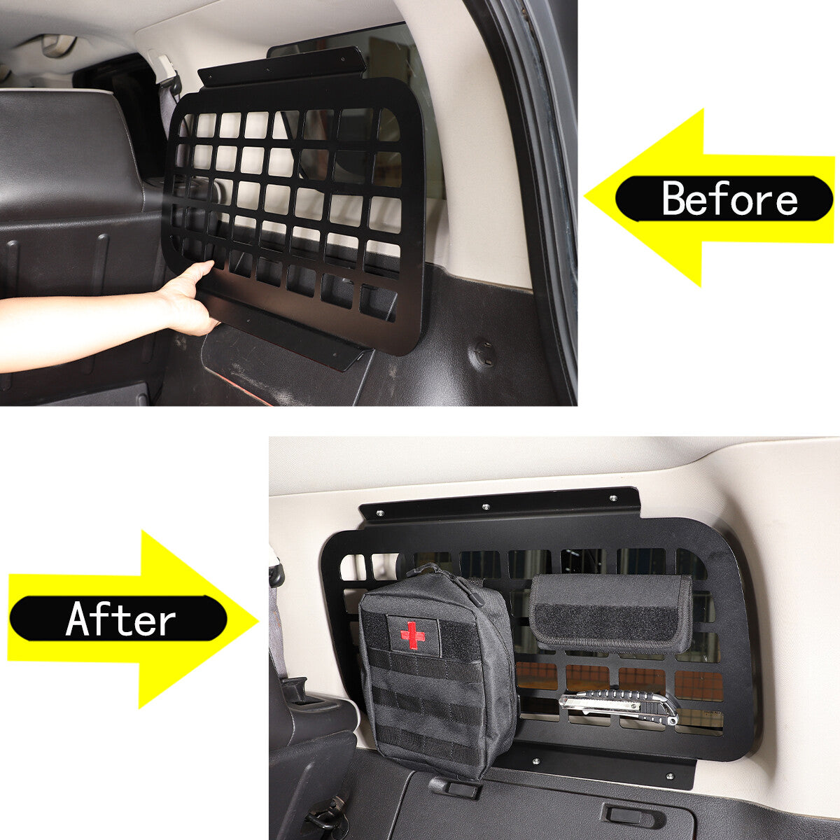 Trunk Multi-functional Bracket Hanging Bag Storage Rack for Hummer H3 2005-2009 Printer/Scanner Spare Parts n