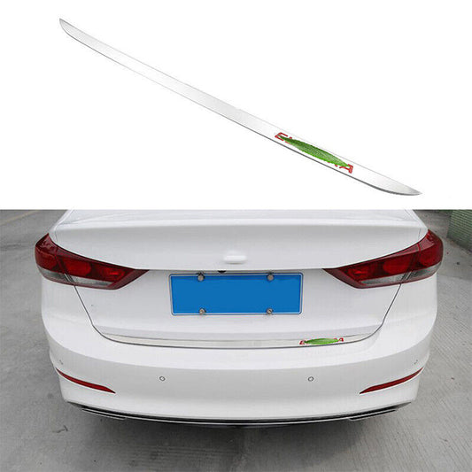 for Hyundai for Elantra 2017-2018 stainless Rear Door Trunk Lid Tailgate Strip Trim