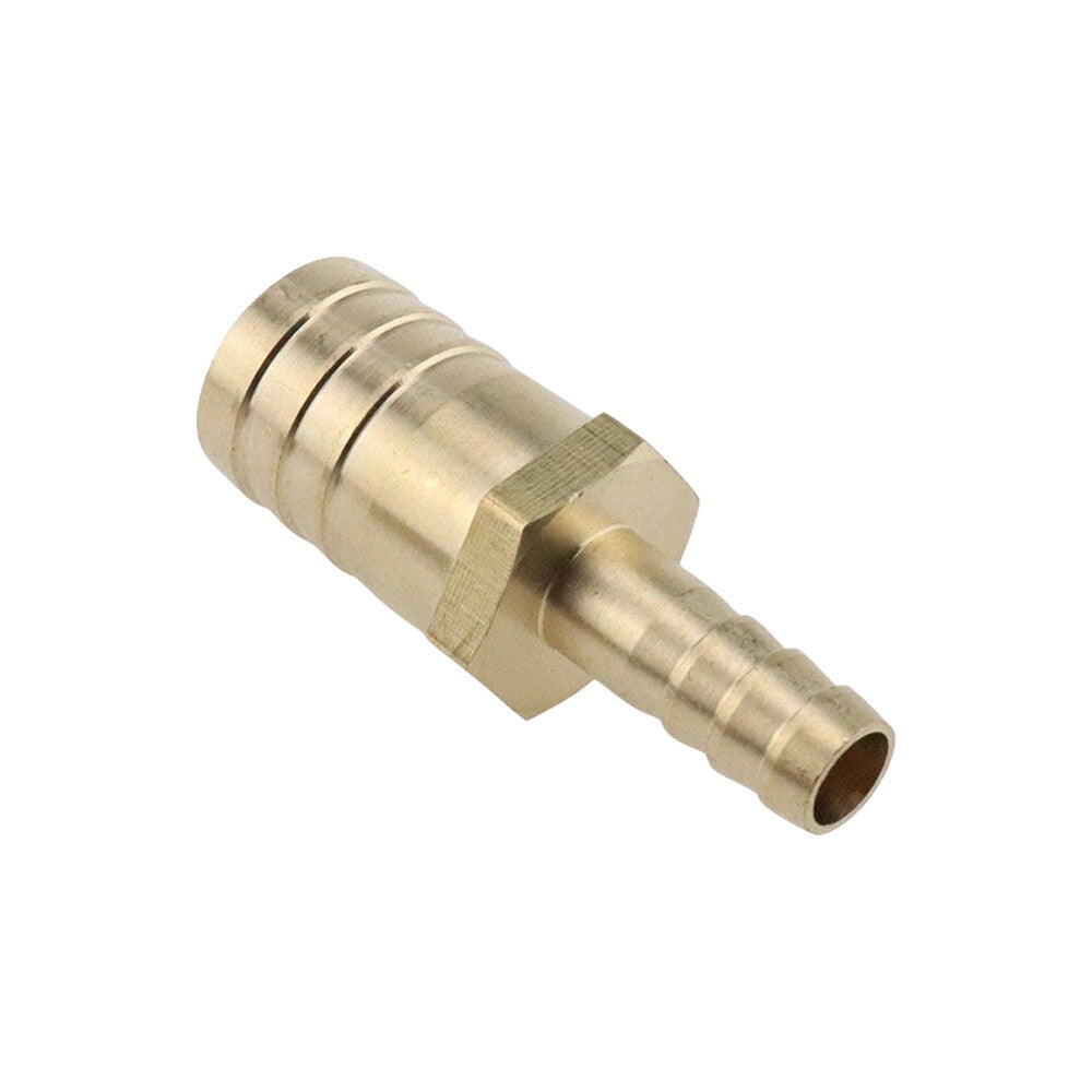 1020mm 3/8 to 3/4 Union Hose Barb Brass Fitting Splicer Gas Reducer NEW Q