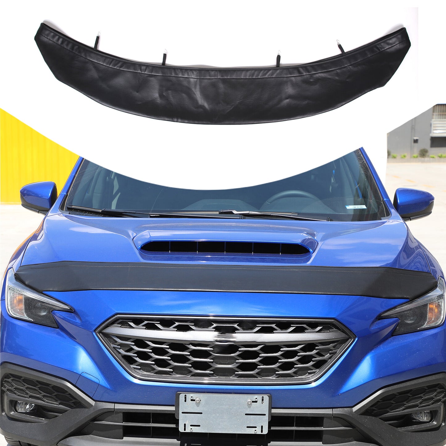 Carbon fiber rear bumper fog light panel decoration for Corvette C7 2014-2019 - v