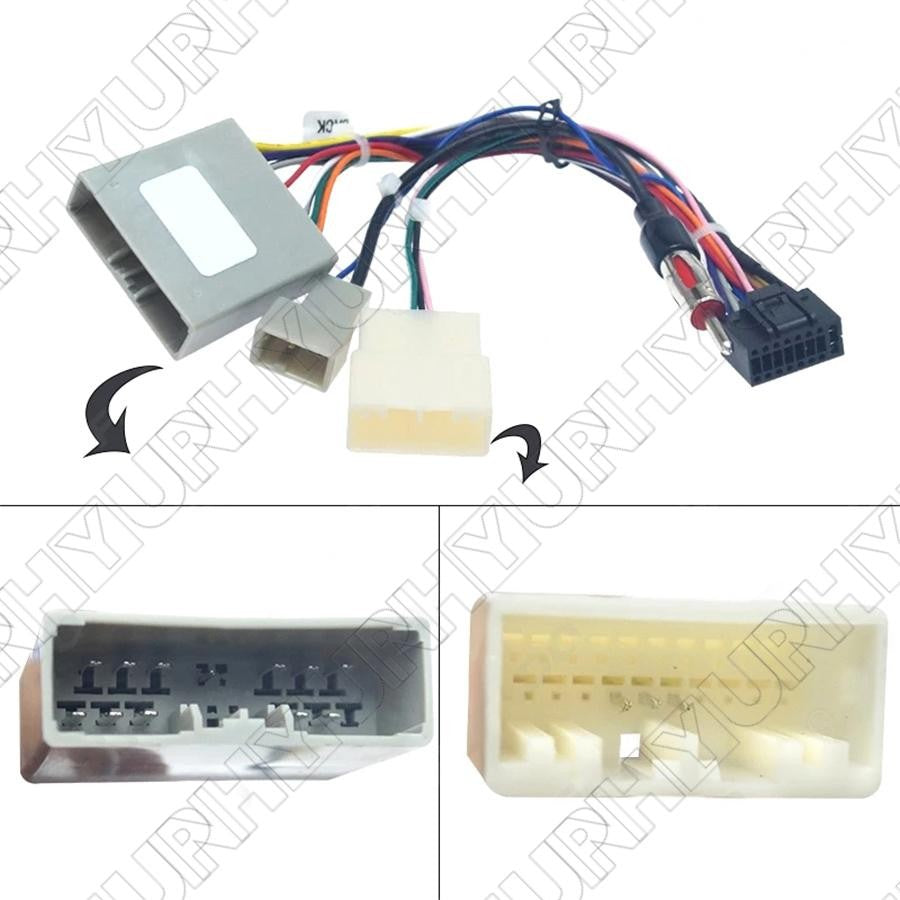 New Car Multimedia Android Player 16Pin Wiring Harness Connector for Honda for Civic