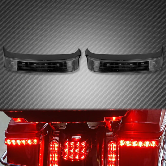 LED Rear Saddlebag Running Turn Signal Brake Hazard Lights Fit For Touring 14-20 Q