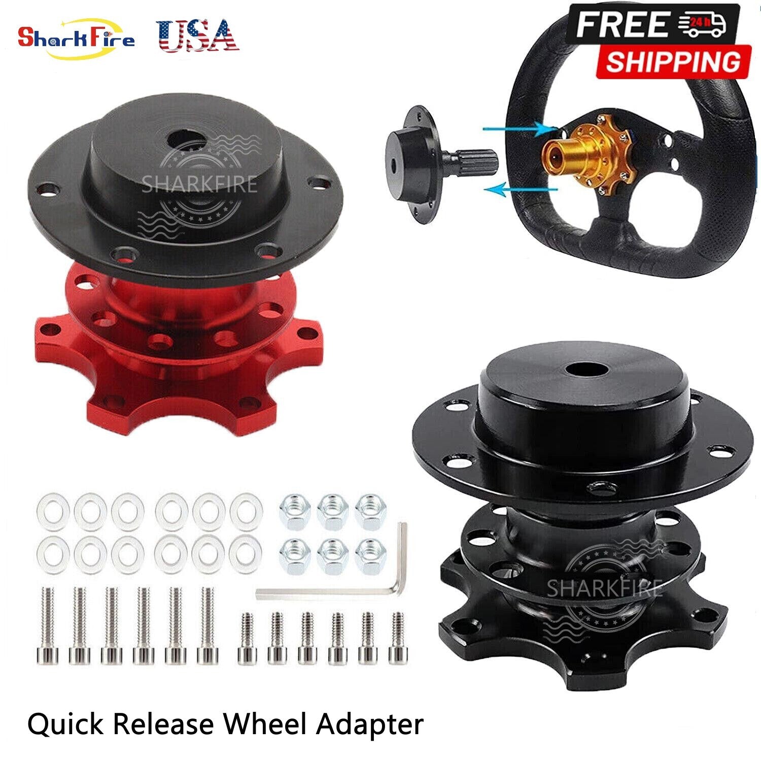 General Motors Quick Release Steering Wheel Quick Release Wheel Hub Adapter Clip