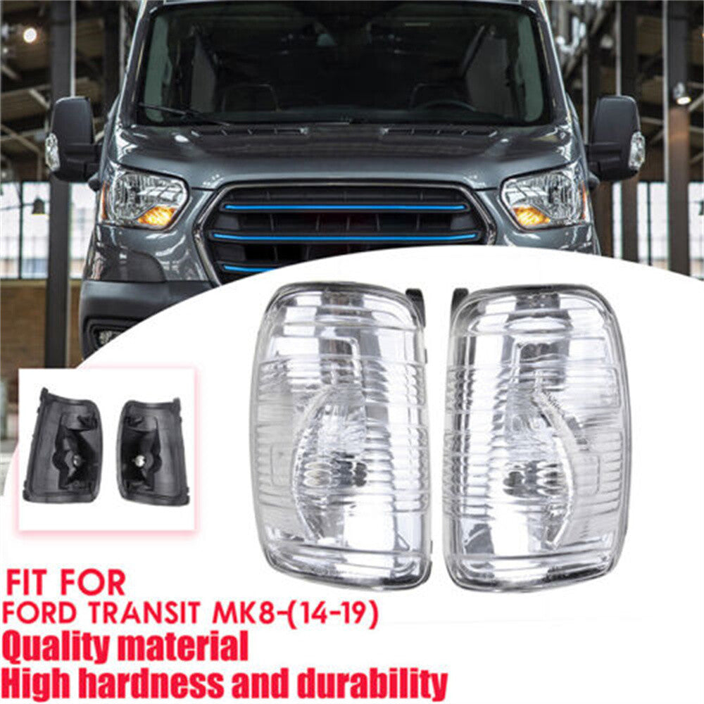 Left + Right side mirror turn signals applicable to 2015 - 22 Transit 150 250 350HD- n