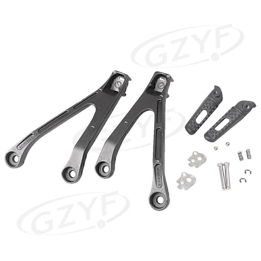 Rear Passenger Foot Pegs Footrest Bracket for Honda CBR1000RR 2008-2011 Black