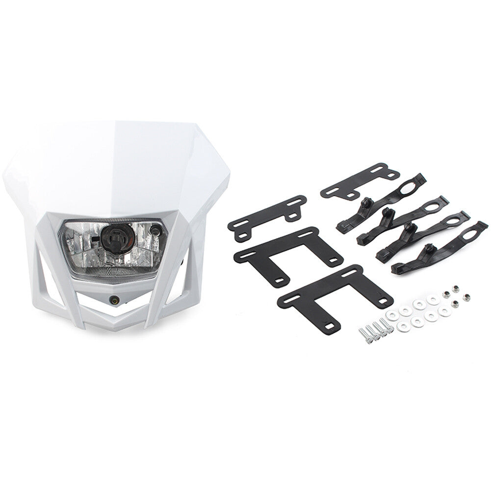 for Kawasaki KLX XR CRF DRZ RMZ for Yamaha Dirt Bikes 12V H4 Headlight Fairing Q