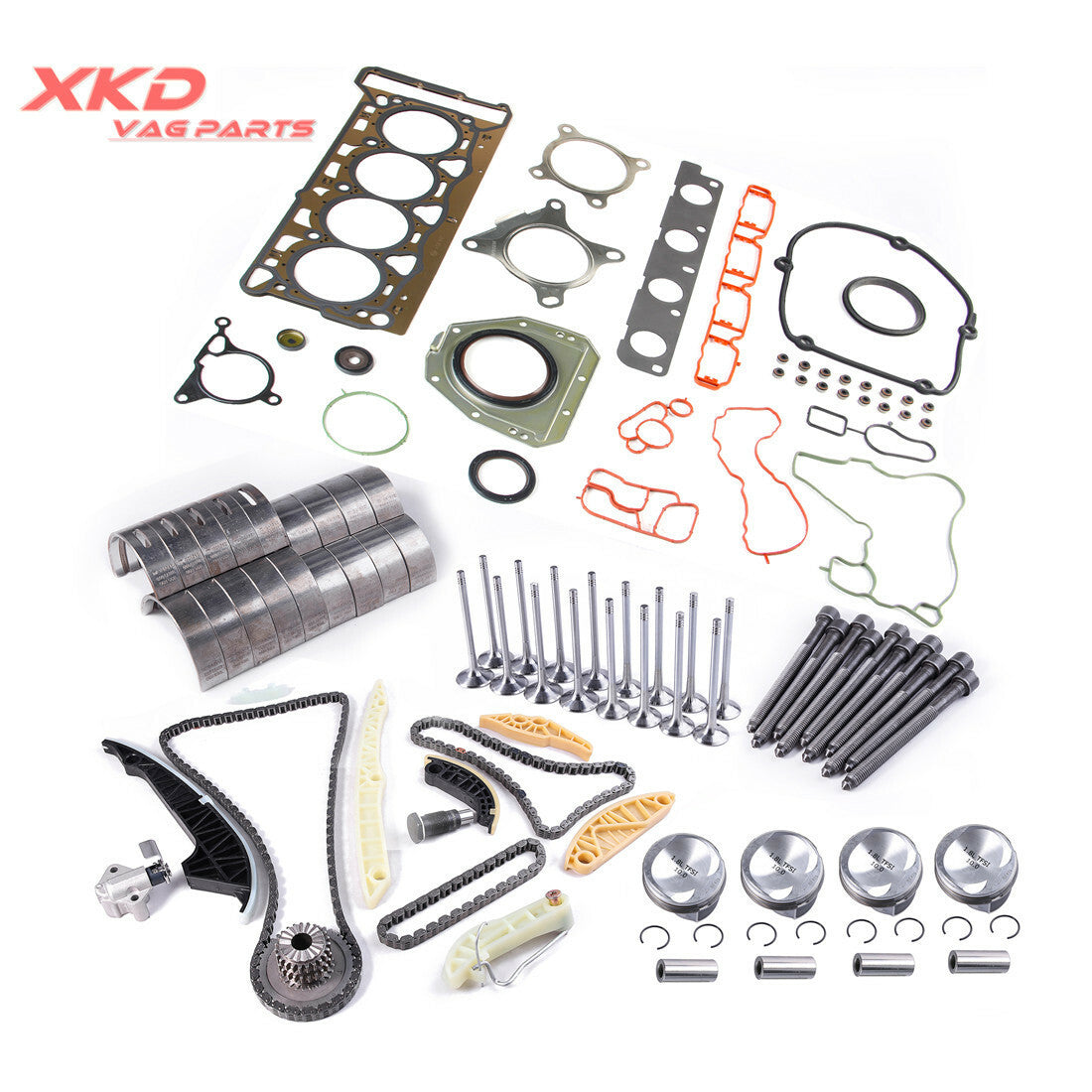 EA888 1.8T 21mm engine Overahul rebuild kit for Volkswagen for Golf , for Passat CC, for Audi A5