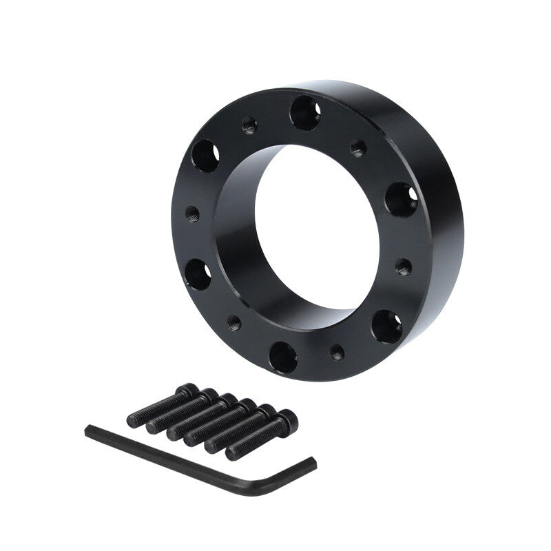 25mm Auto Steering Wheel Spacer Billet Hub Adapter Gasket for 6 Bolts Solid v