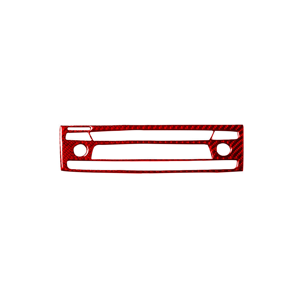 Red Carbon Fiber for Co -pilot Glove Box Cover Strip for Hyundai for Veloster JS 2019-22 v
