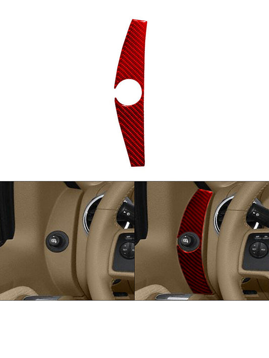 Red Carbon Fiber Interior Speedometer Cover Trim for Lexus RX300 1998-2003 A v