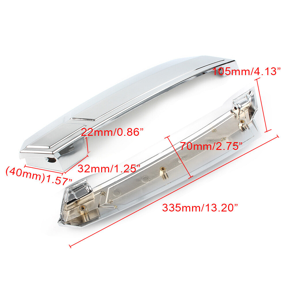 Pair Saddlebag Hinge Cover Protect For Victory 2010-14 Cross Roads Chrome Q