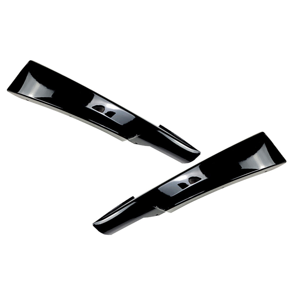 Glossy Black Front Bumper Lip Corner Splitters for BMW E90 E91 LCI M-Tech 09-13 Q