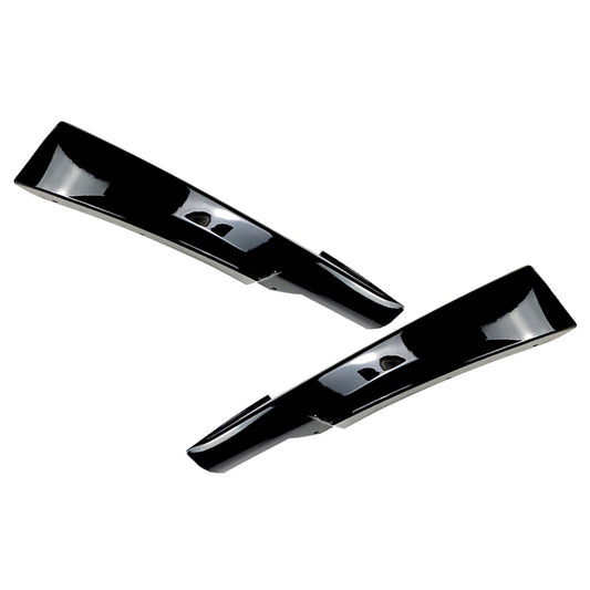 Glossy Black Front Bumper Lip Corner Splitters for BMW E90 E91 LCI M-Tech 09-13 Q