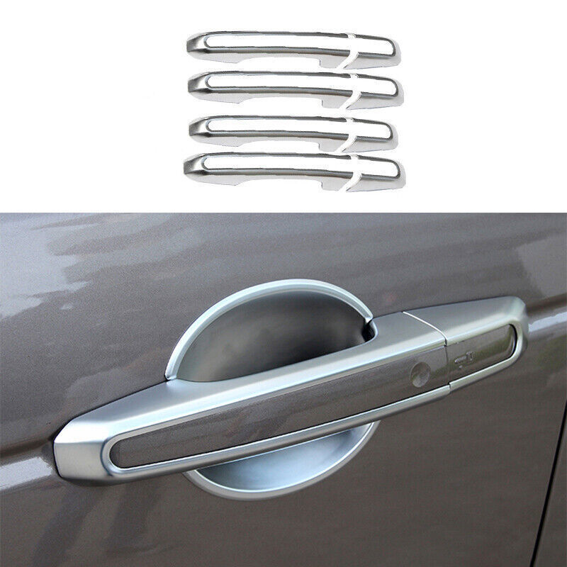 for Range Rover Sport 14-2022 Matte Silver Outside Door Handle Frame Cover Trims