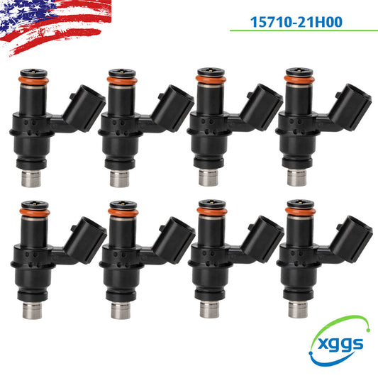 8-pack 15710-21H00 fuel injectors for Suzuiki Hayabusa GSX1300R 2008-2012 GSX-R1000 Q