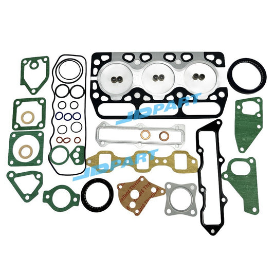 Compatible with 3T80 full gasket kit, engine parts, agricultural engine parts -