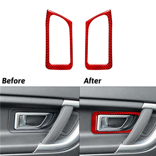 for Co -pilot Storage Door Handle Trim Panel Carbon Fiber For 350Z 2006-09 Red v