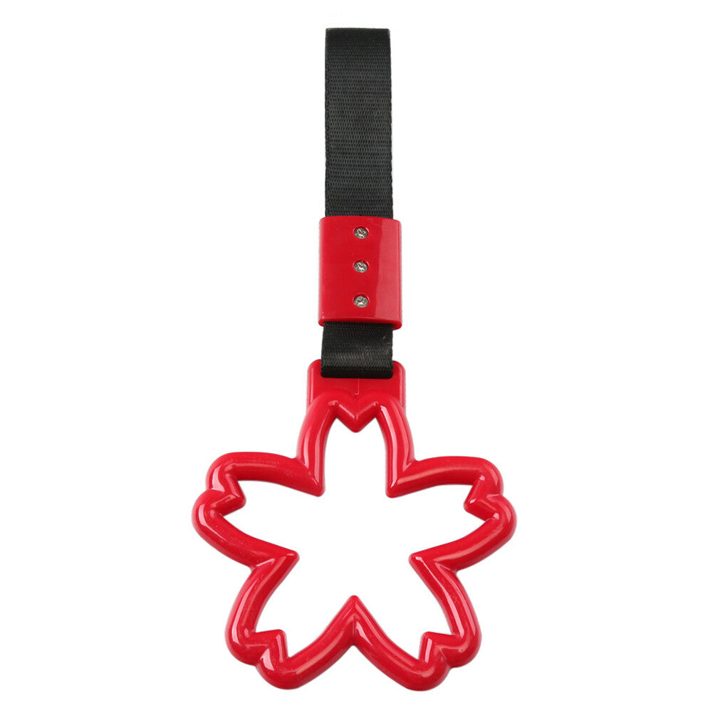 Ring Train Bus Handle Hand Strap Drift Charm Tools Black+red Cherry Shaped