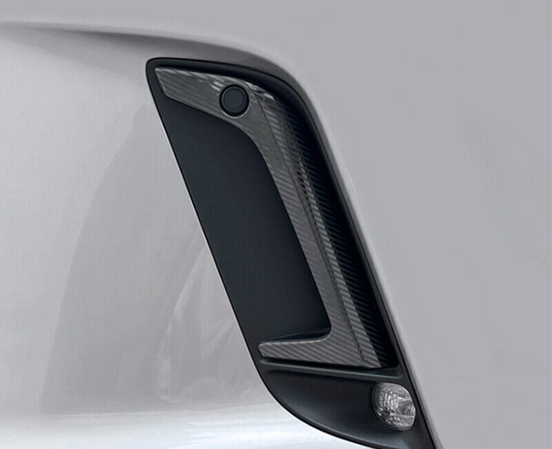 Carbon Fiber Steel Front Fog Light Lamp Frame Trim for Lexus RX500h 2023-2024
