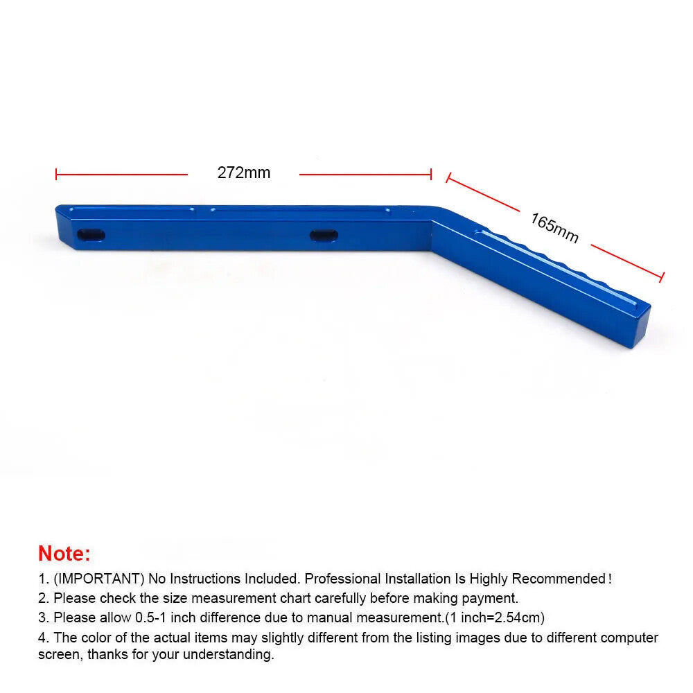 Blue Aluminum Front + Rear Grab Handles Grip Bar for Jeep for Wrangler JK 2007-2018