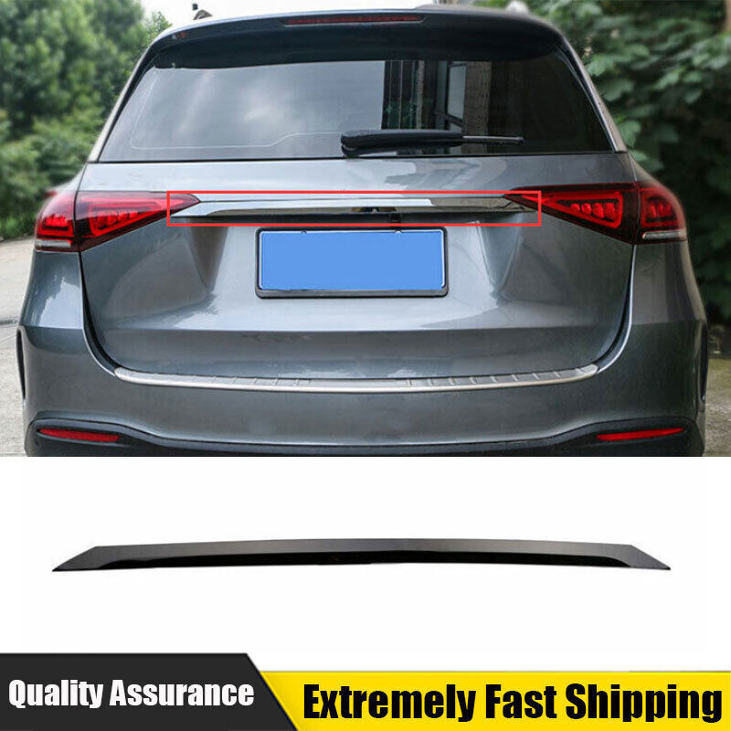 for Benz GLE 2021-2022 Black Titanium Rear Tailgate Trunk Lid Cover Trim 1PCS n