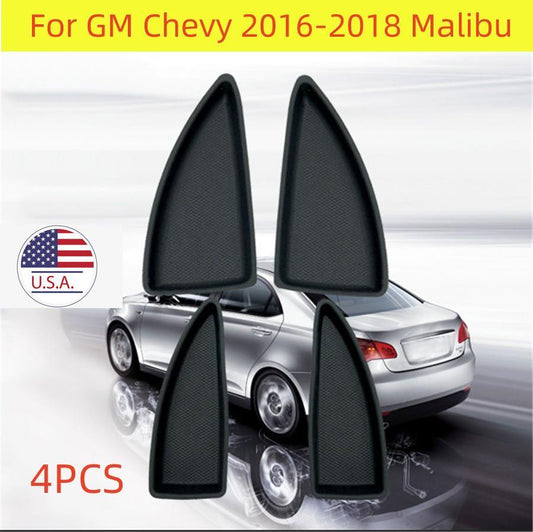 4x Interior Front + Rear Door Switch Bezel Cap Cover For Chevy Malibu 2016-2018 Q