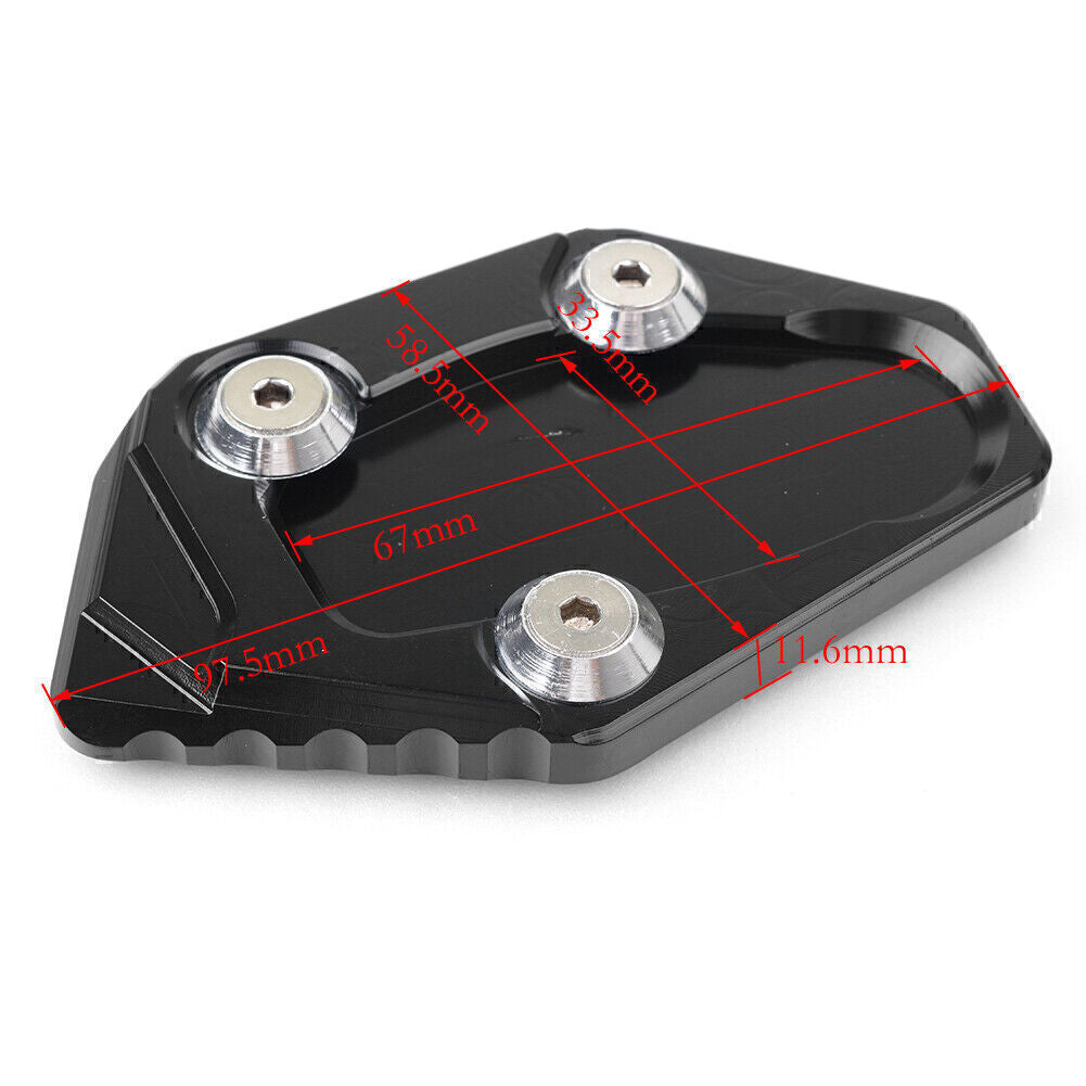 Kickstand Side Kick Stand Pad Plate Base for Yamaha YZF-R3 13-15 GOLD Q