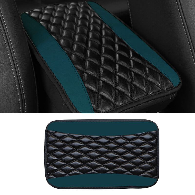 1*Universal Car Accessory Armrest Cover Center Console Box Pad Protector D Green