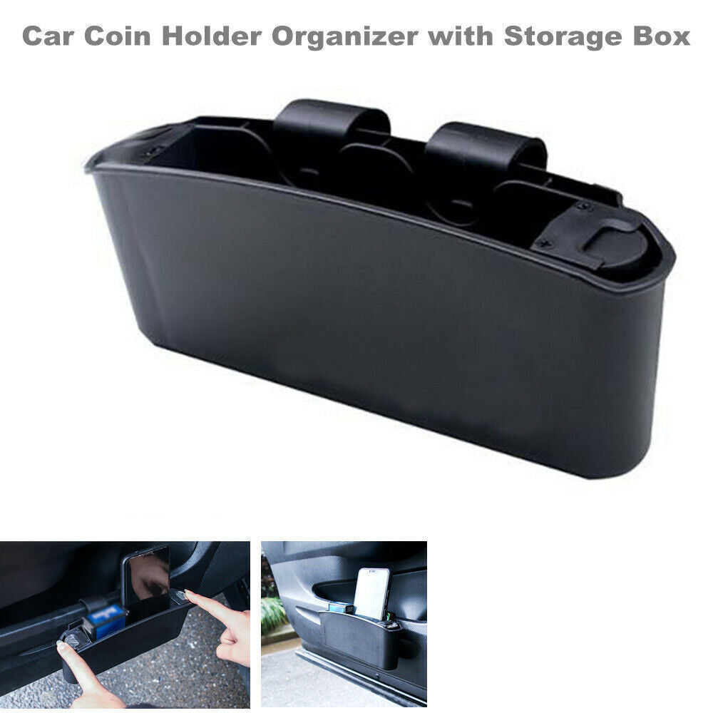 Door pockets, front door side coin box, driver/passenger storage tray organizer - n