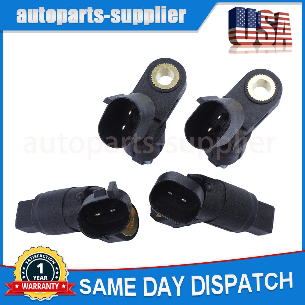 4-piece ABS wheel speed sensor set (front and rear) suitable for Audi TT, for Volkswagen Beetle, for Golf , for Jetta