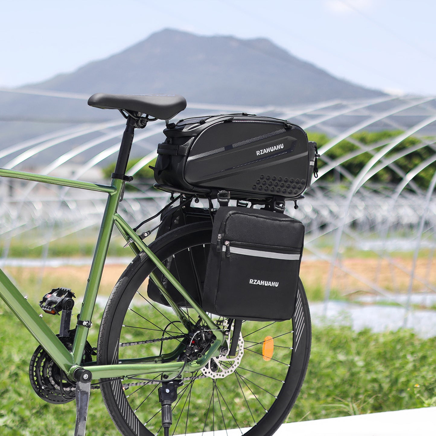 Bike Rear Bag Trunk Bag Waterproof Bike Backseat Bag J3I1 Q