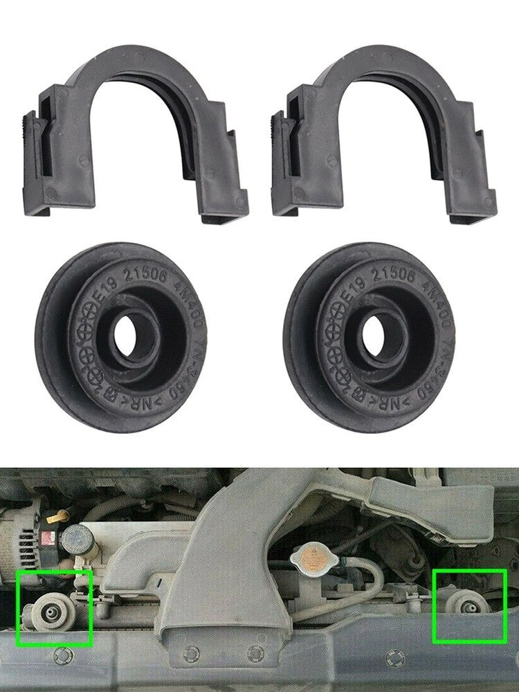 Upper Radiator Mount Bracket  Bushing 2Set for Nissan for Rogue 21542-CA000