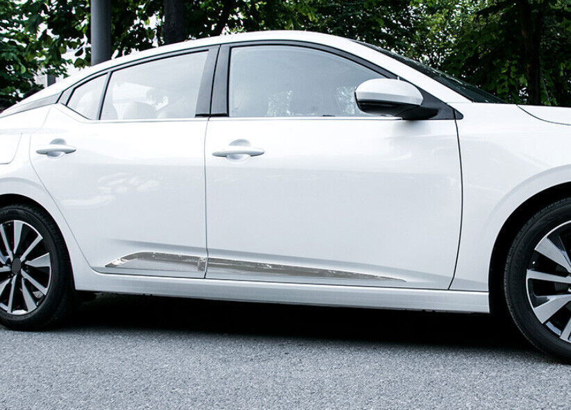 4pcs Chrome Side Door Body Guard Molding Cover Trim for Nissan Sentra 2020-2022
