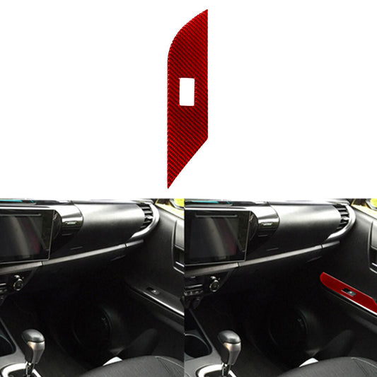 Carbon Fiber Above Radio Accent B Cover For Colorado 2004-12/ for Canyon 2005-12 v