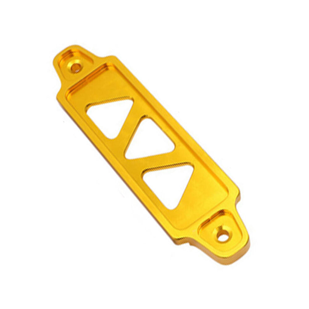 171MM/145MM GOLD ALUMINUM CAR BATTERY TIE DOWN MOUNT BRACKET HOLDER BRACE BAR Q