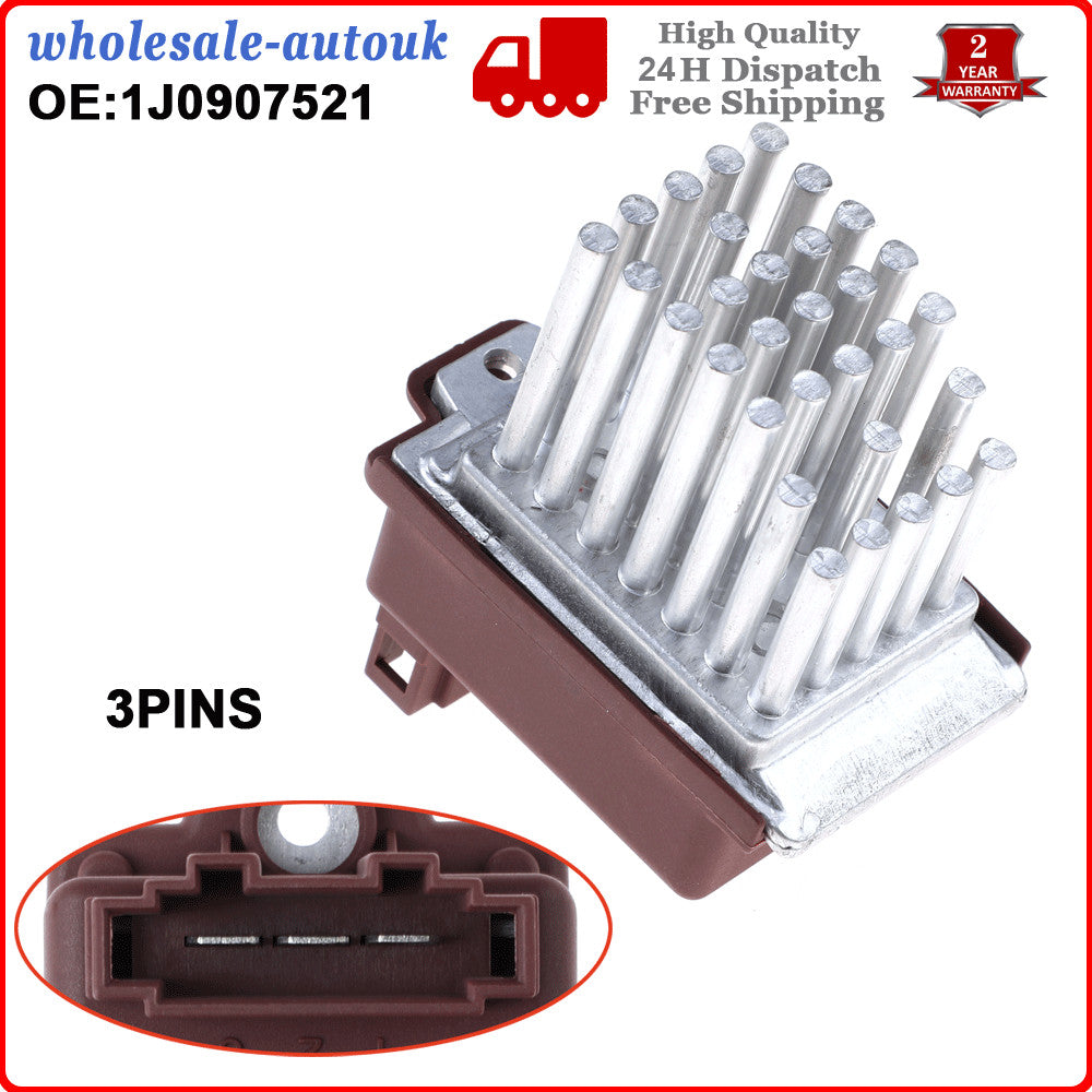 for Audi 80 A3 for A4 for Skoda Octavia for VW for Golf for Passat 1J0907521 Heater Blower Resistor Q