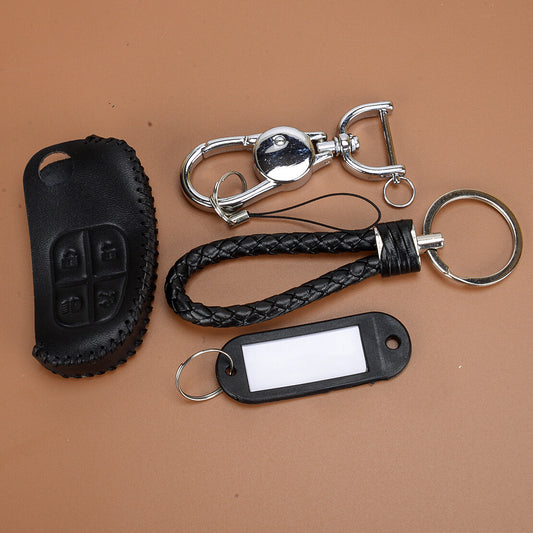 Remote Key Fob Cover Holder Keychain Fit for for Jaguar X-Type S-Type XJ8 XJR v