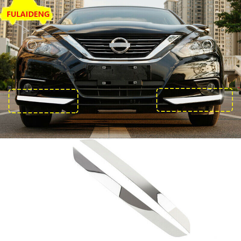 for Nissan Altima 2016-18 Front Bumper Corner Lip Spoiler Scratch Protector Trim