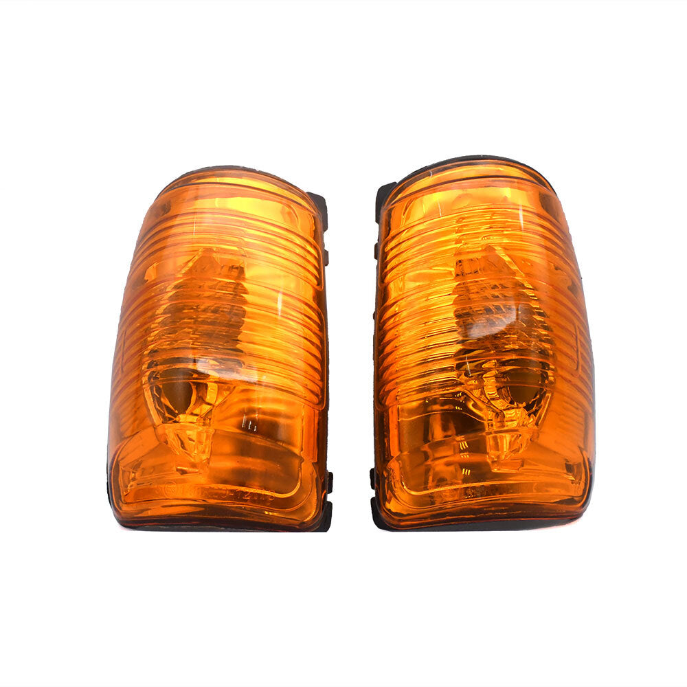 Yellow left and right side mirror turn signals apply to Transit 150-250 models. n