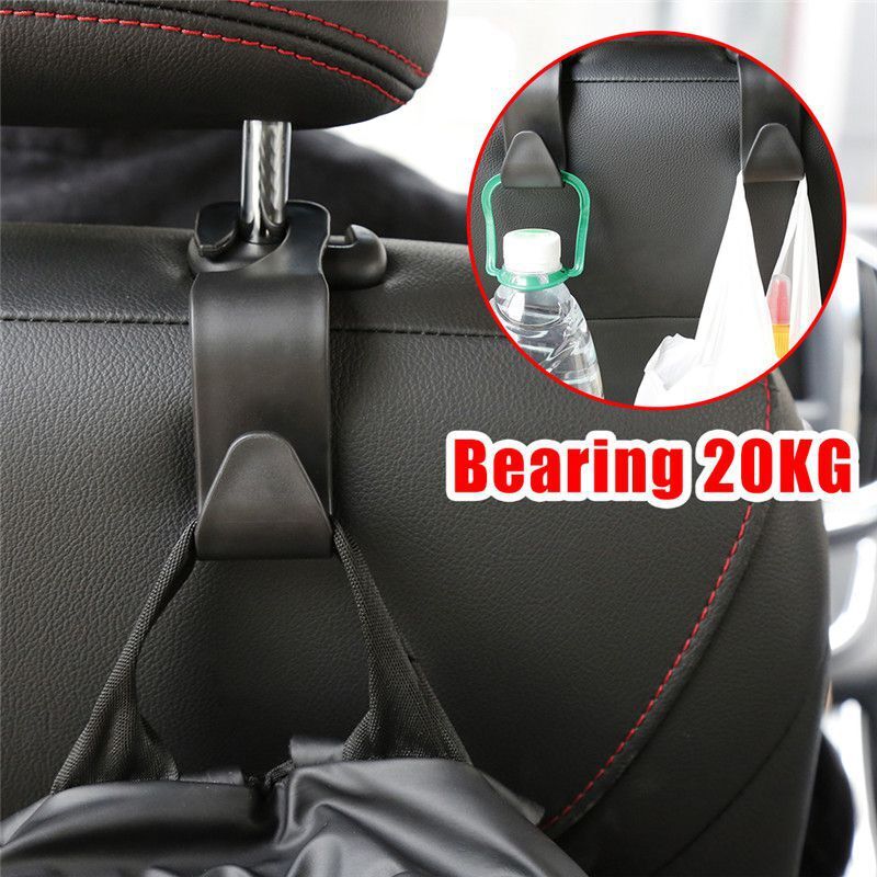 2Pcs Car for Seat Headrest Hook Hanger Storage Organizer Universal for Handbag Purse