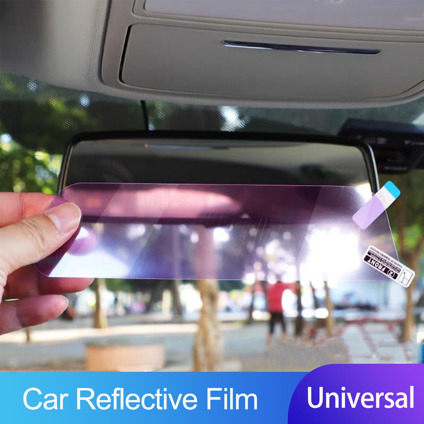 Rearview Interior Mirror Anti - Glare Blind Spot Wipes Scraper Transparent Car