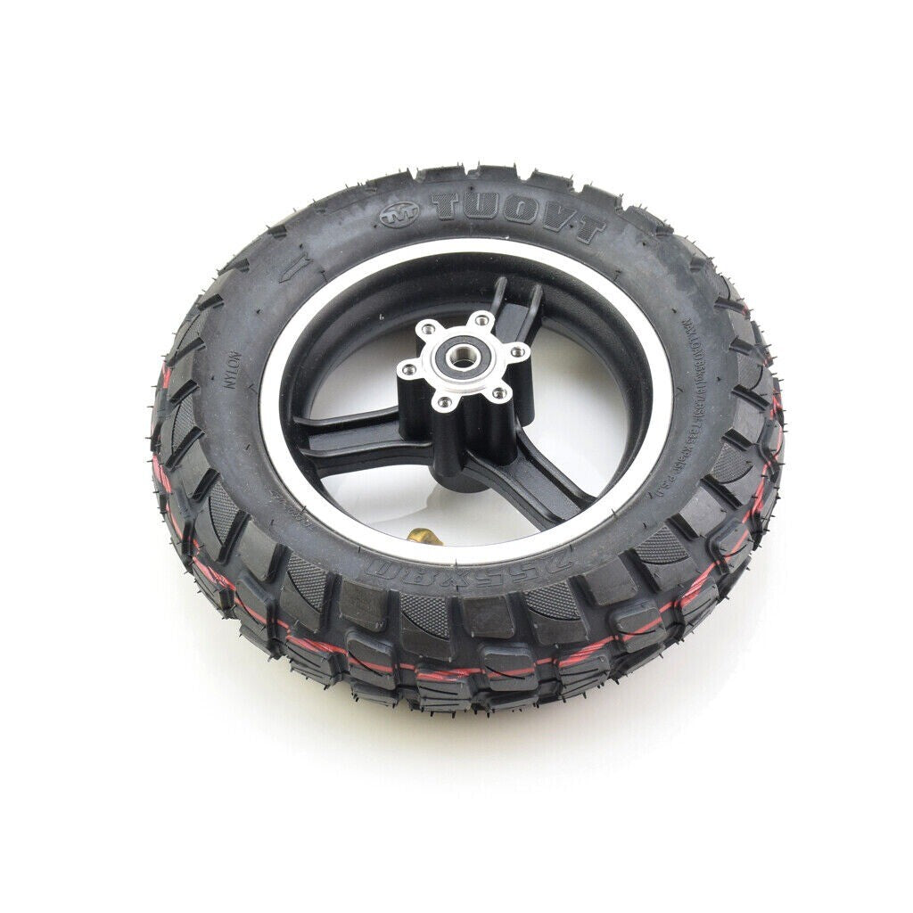 255x80 Wheel Hub Tyre Shock Absorbing Disc Brake Rubber OffRoad Electric Scooter