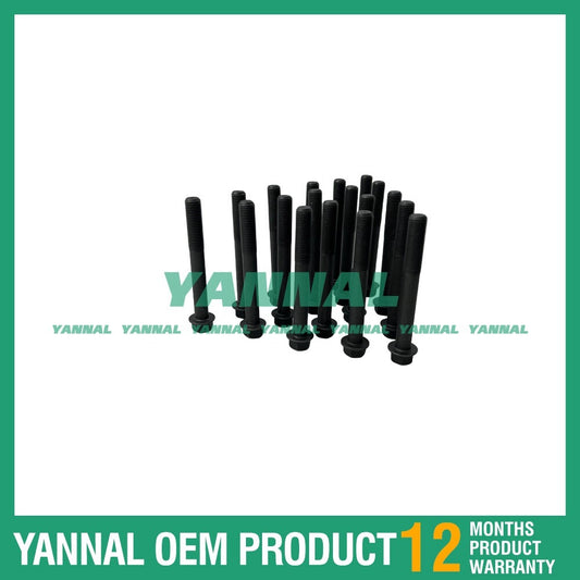 18-piece new 4D34 cylinder head bolt set for Mitsubishi