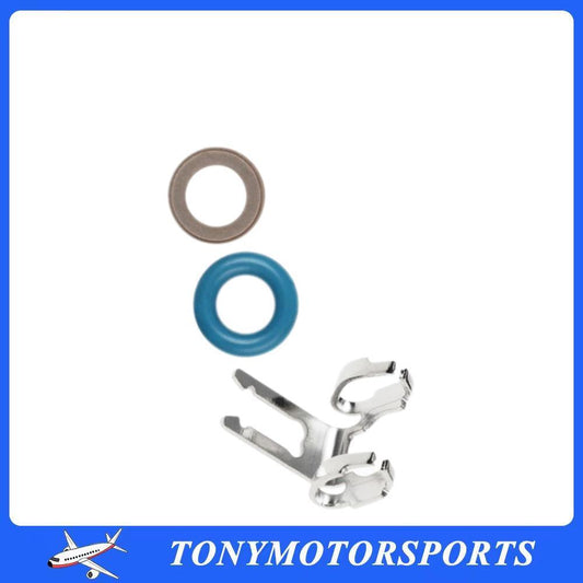 For 2012-2015 for Benz W271 C250 SLK250 Fuel Injector O-Ring Kit Retainer Seals Q