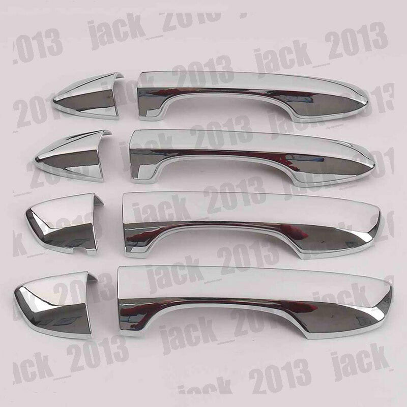 for VW for Jetta Mk7 2019-2023 Chromed ABS Car Door Side Handle Cover Trim 8PCS