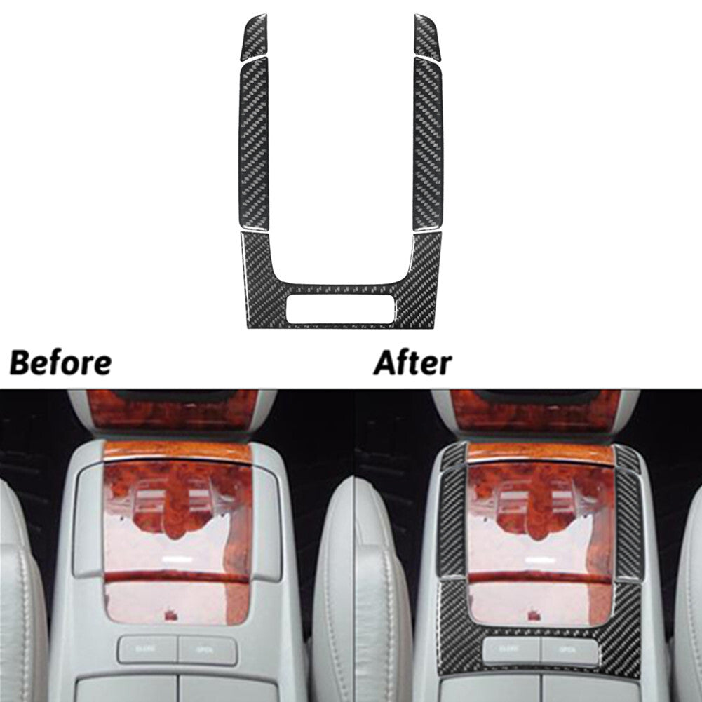 Carbon Fiber Premium Radio With CD Player Cover Trim for Hyundai Azera 2006-2011 v