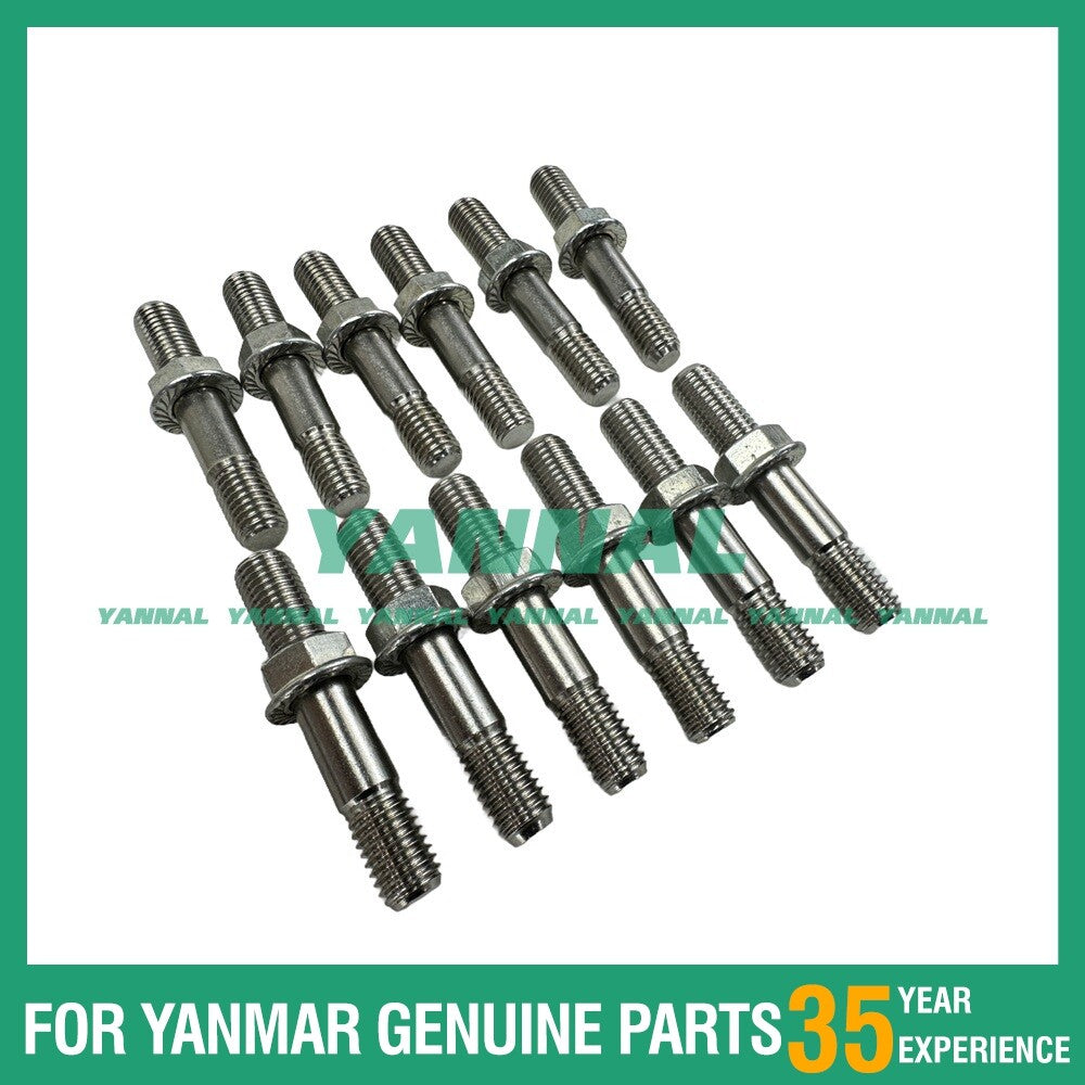 H07C exhaust studs are suitable for Hino engine parts.